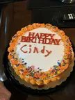 Neighbor purchased generic birthday cake for his wife. Asked the deli lady if she could put her name on it. She replied “yes, but I’m not the greatest at cake decorating “…she wasn’t kidding….