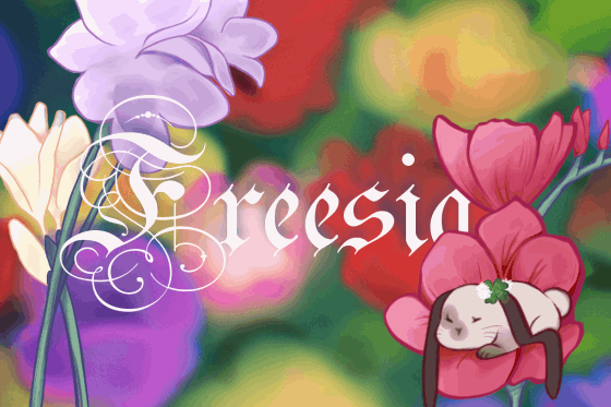 R>Freesia