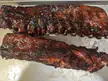 Ribs 140 degrees for 18 Hours then Finished with Lump Charcoal