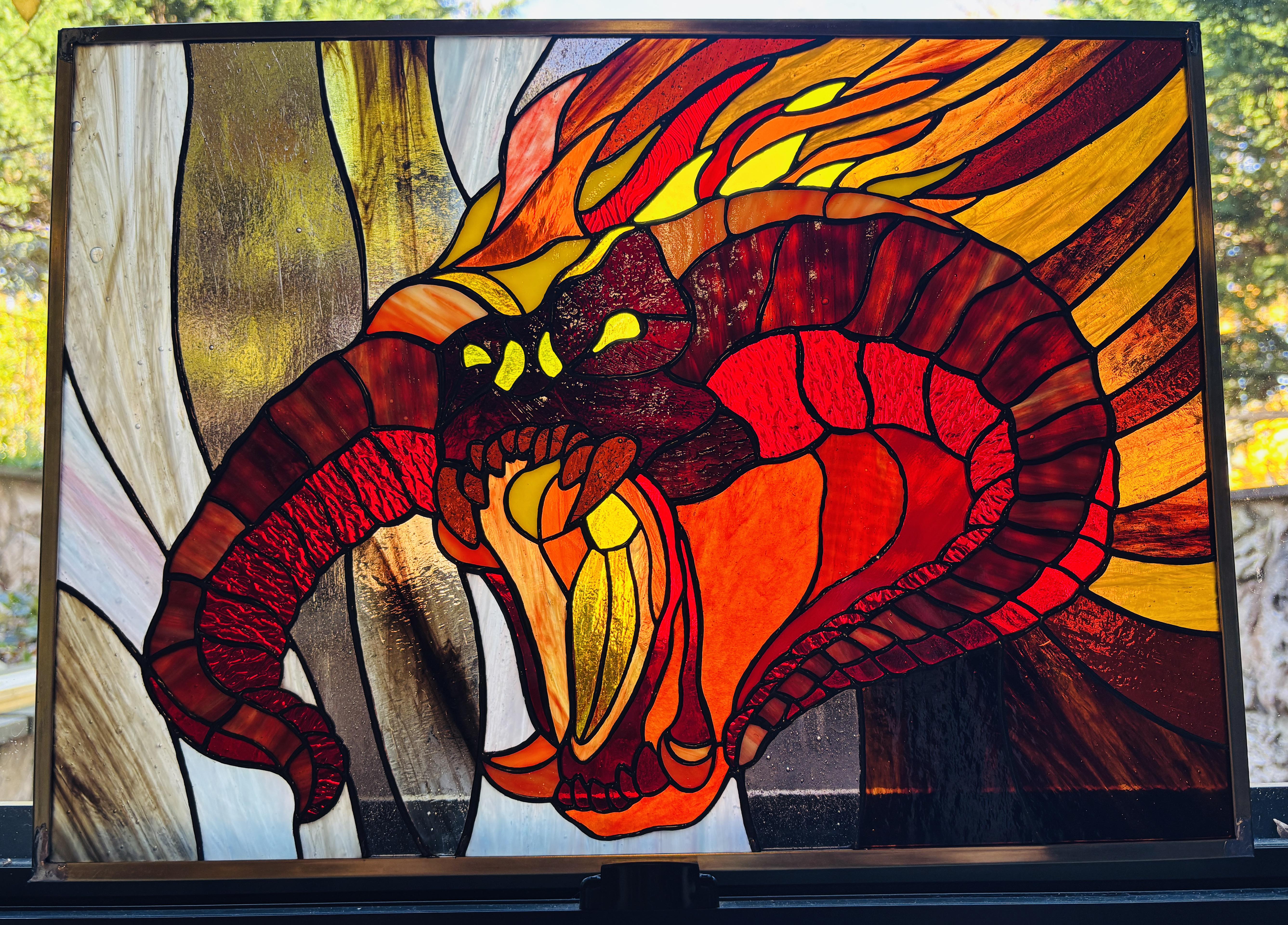 Balrog Stained Glass (OC) | Scrolller