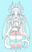 I accidentally made her trans themed (Monster Girl Maker 2)
