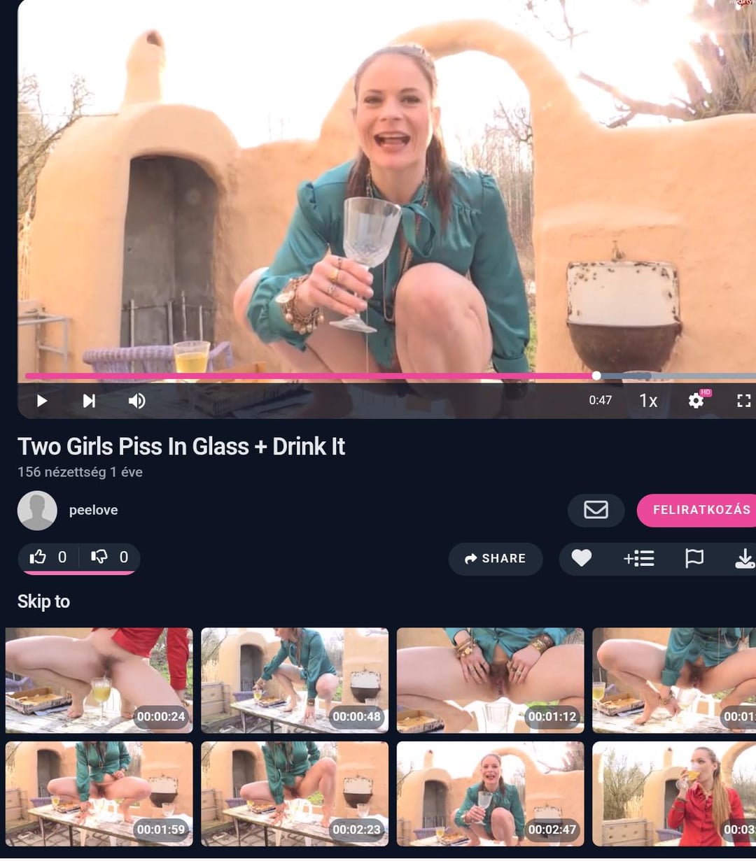 pissing