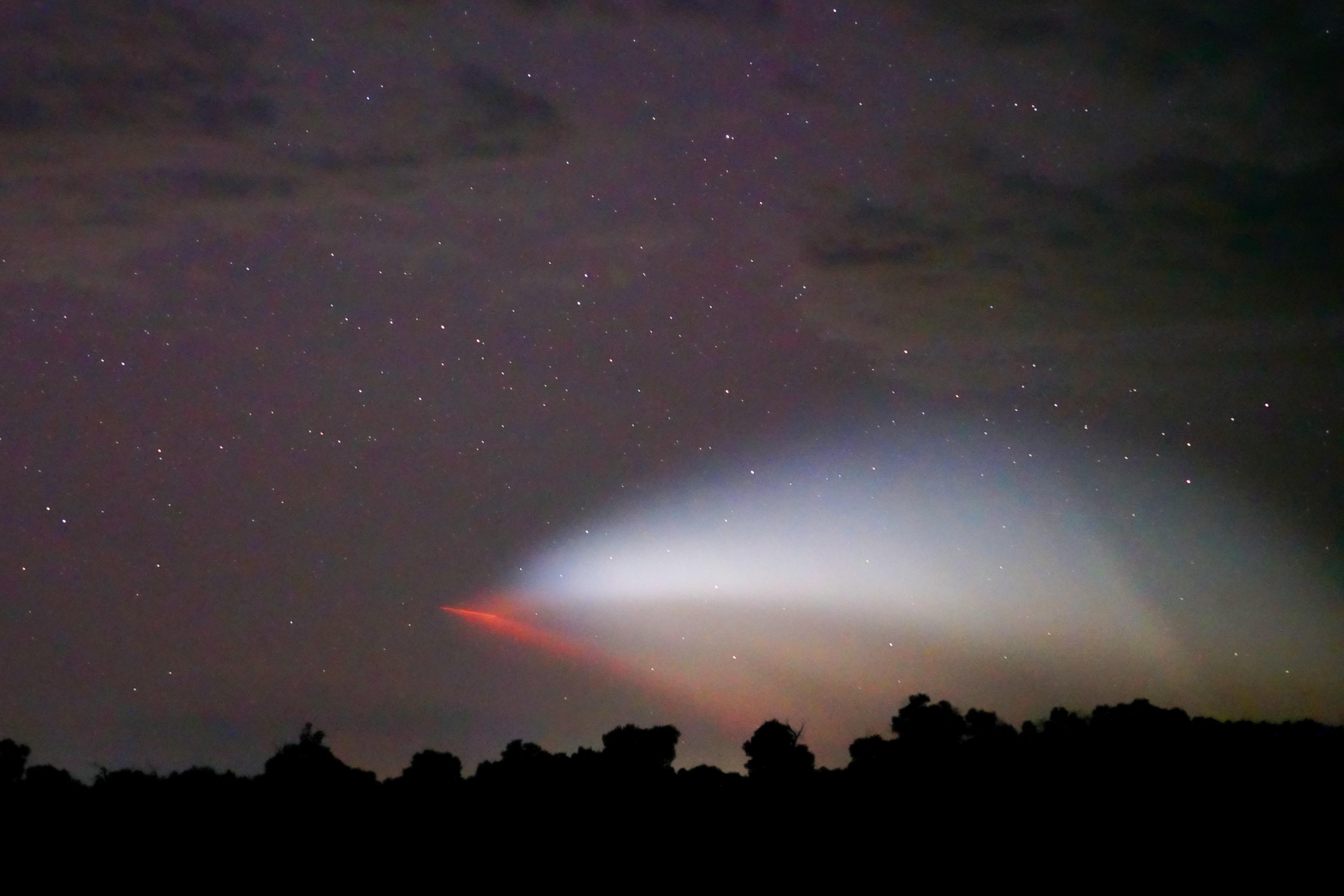 SpaceX Launch From Vandenberg SFB As Seen From Crestone Tonight Aug 7 spacex-launch-from-vandenberg-sfb-as-seen-from-crestone-tonight-aug-7