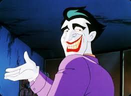 Mark Hamill as the Joker in various DC comics fan art and concept art styles with pale skin and purple suits