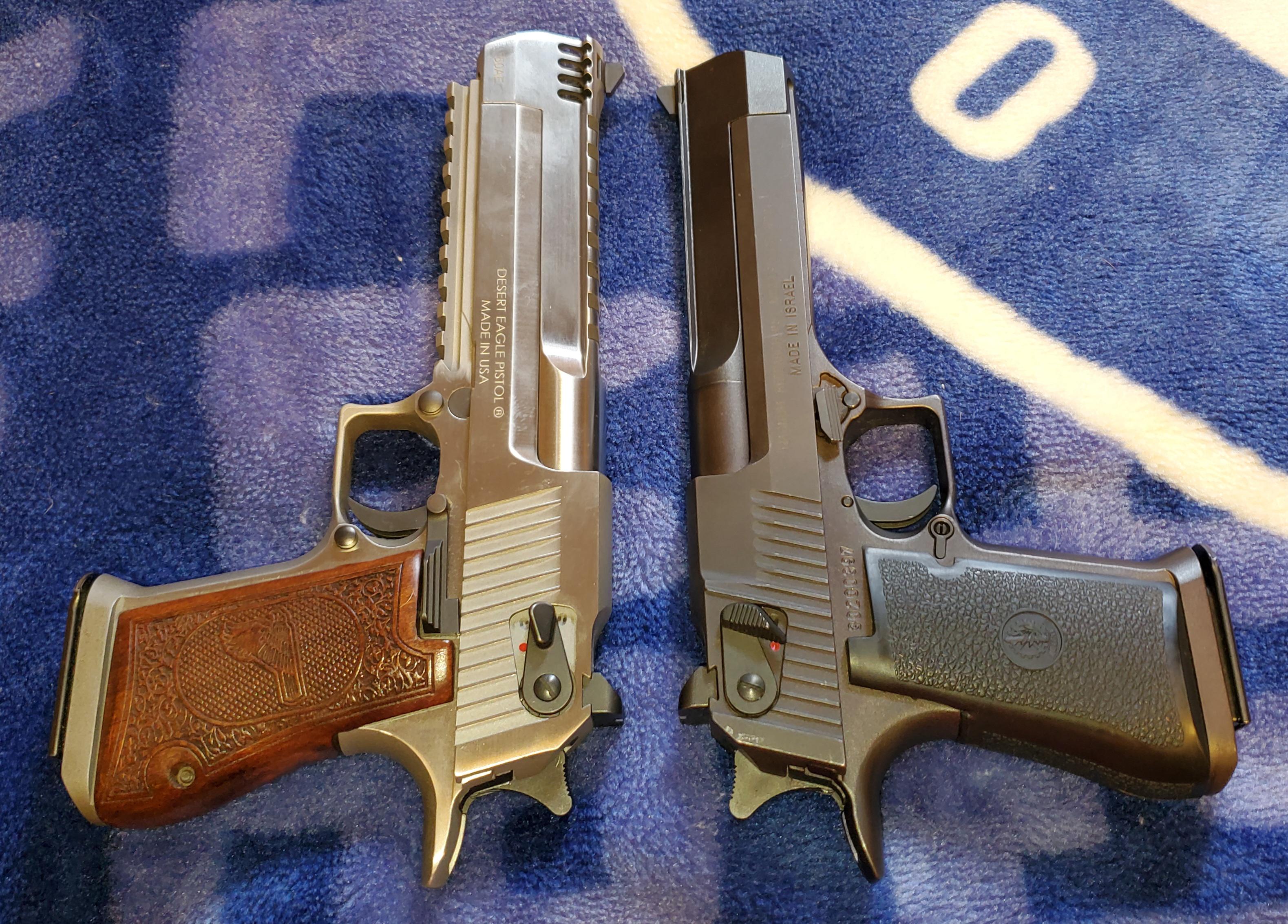 I bought a 2nd Deagle, what do we think? American 50? or Israeli 44?