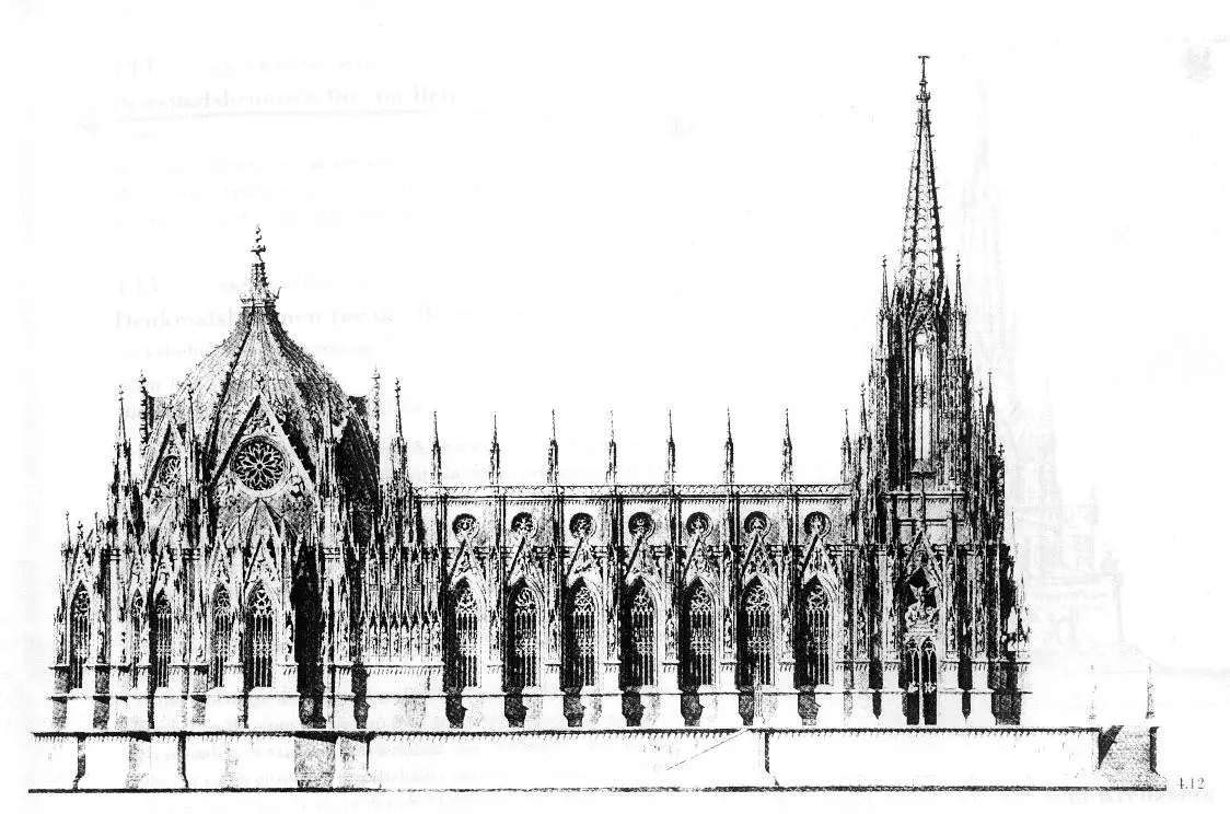Befreiungsdom, Berlin, a national German cathedral designed by Karl Friedrich Schinkel in 1814, intended as a celebration of victory over France.