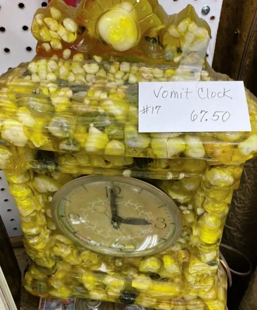 Spitting Clocks Behold the vomit clock. | Scrolller