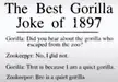 Best gorilla joke ever.