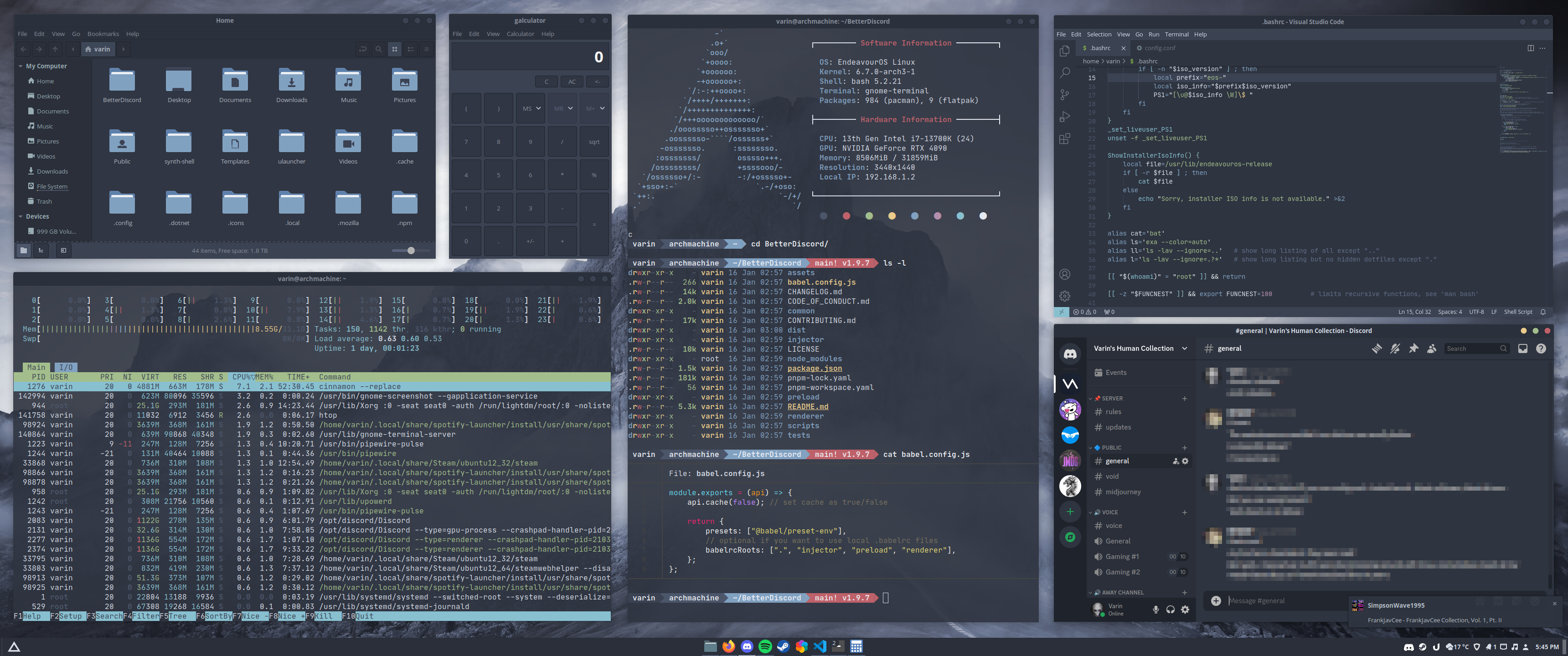 [Cinnamon] First time using Linux Desktop! | Nord Theme | Ultrawide ...