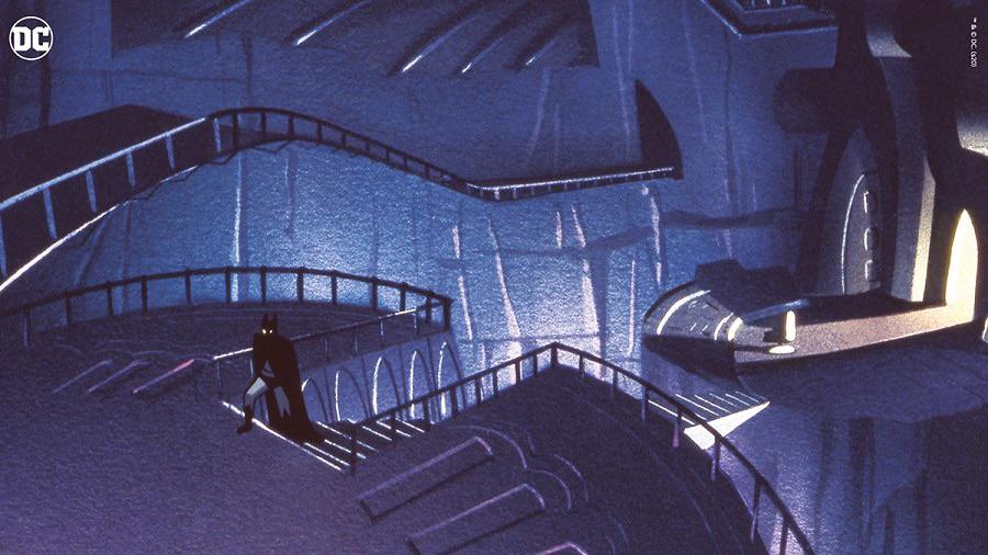 Batman: The Animated Series Background art