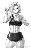 Android 18 by @RobustaArt