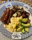 Big keto breakfast