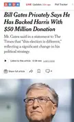Bill I challenge you to privately give double hell even triple what Ol ShitHawk Musk is giving the tubby toddler. I know you’re good for it…