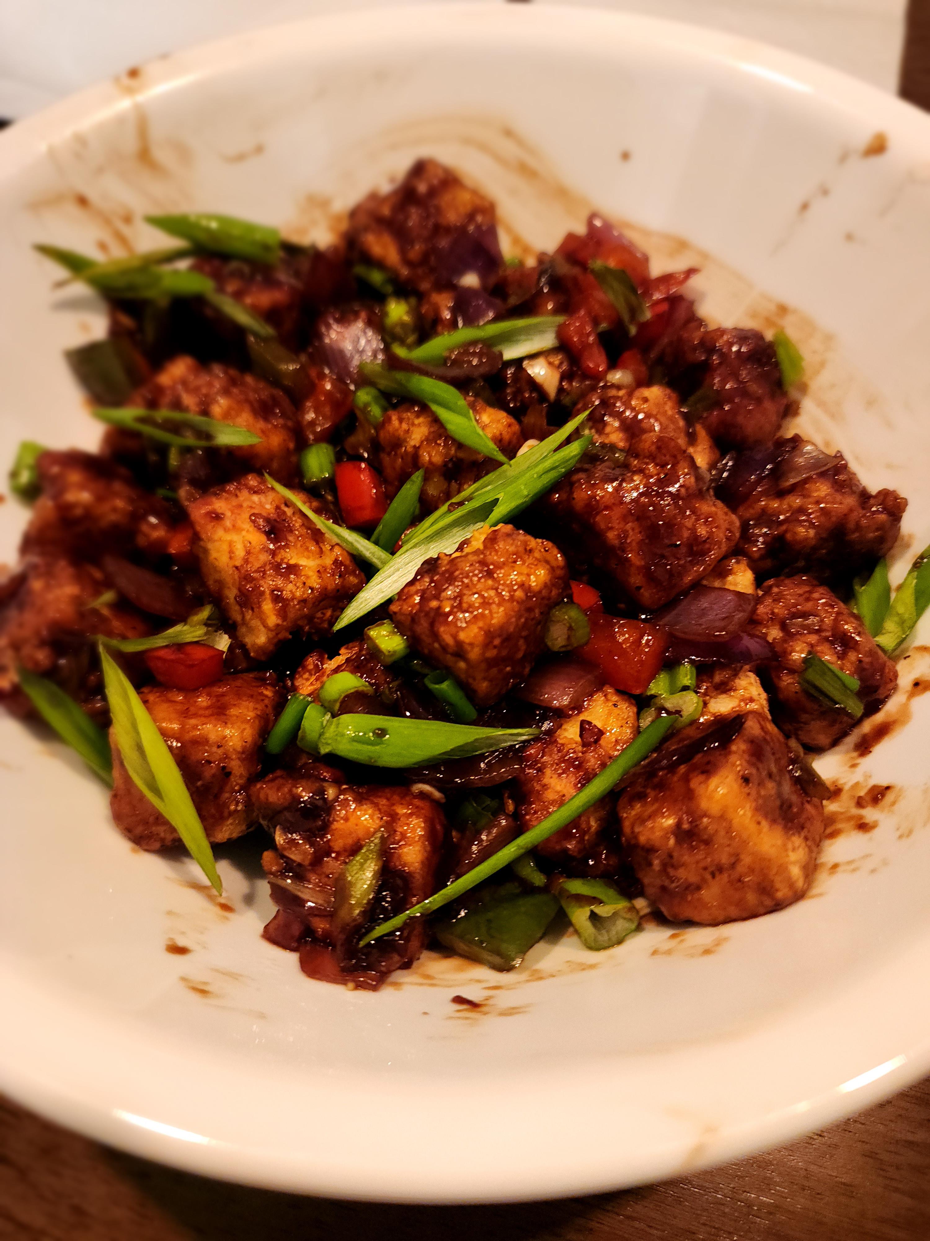 Black Pepper Tofu 