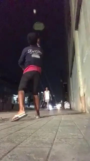 Brilliant move in Badminton