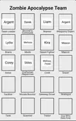Build A Zombie Apocalypse Team: Day 12