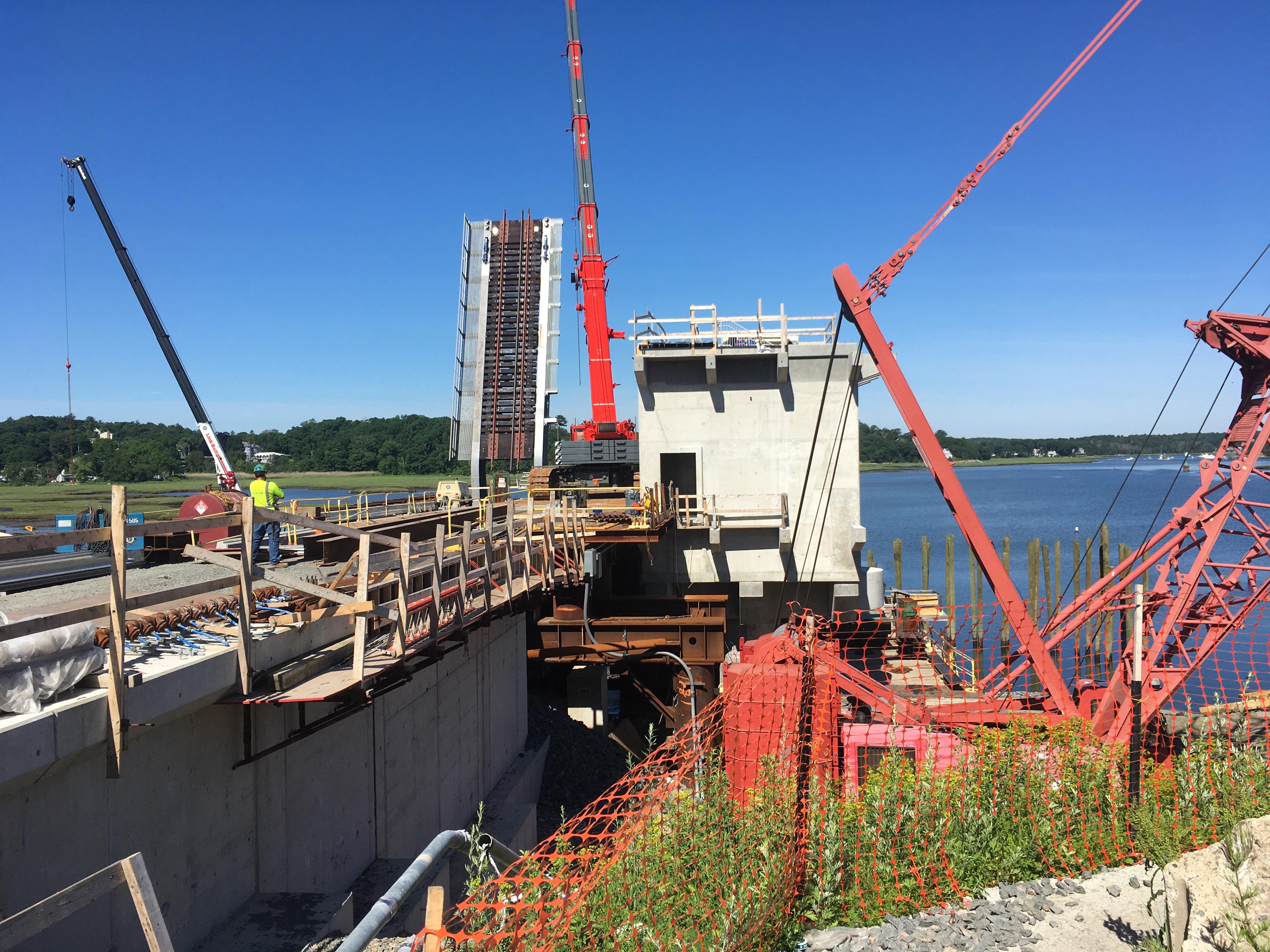 Drawbridge Building Building of the MBTA Drawbridge in Gloucester, MA | Scrolller