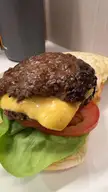 Burger for dinner