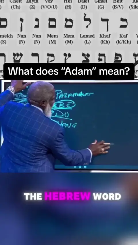Business Consultant Myron Golden Morphologically "explains" the word "Adam" and why it means god want your success, with surprise Fruitcake TikTok editing