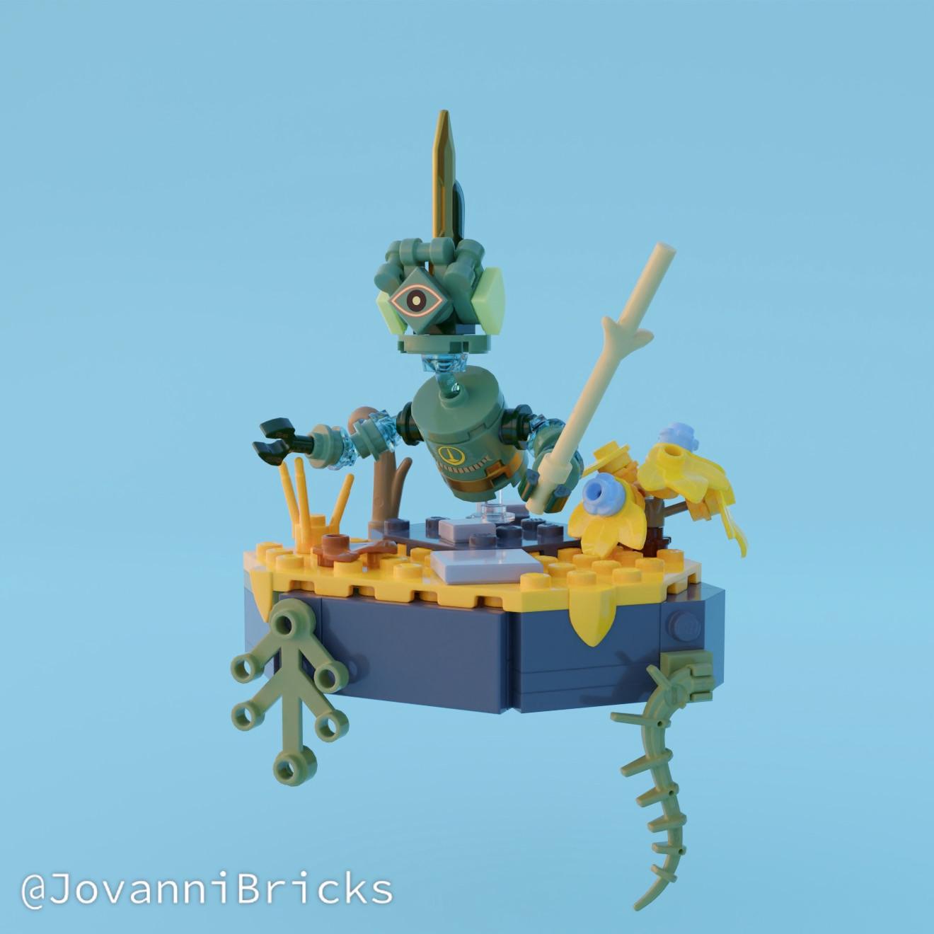 [TOTK] Soldier Construct in Lego