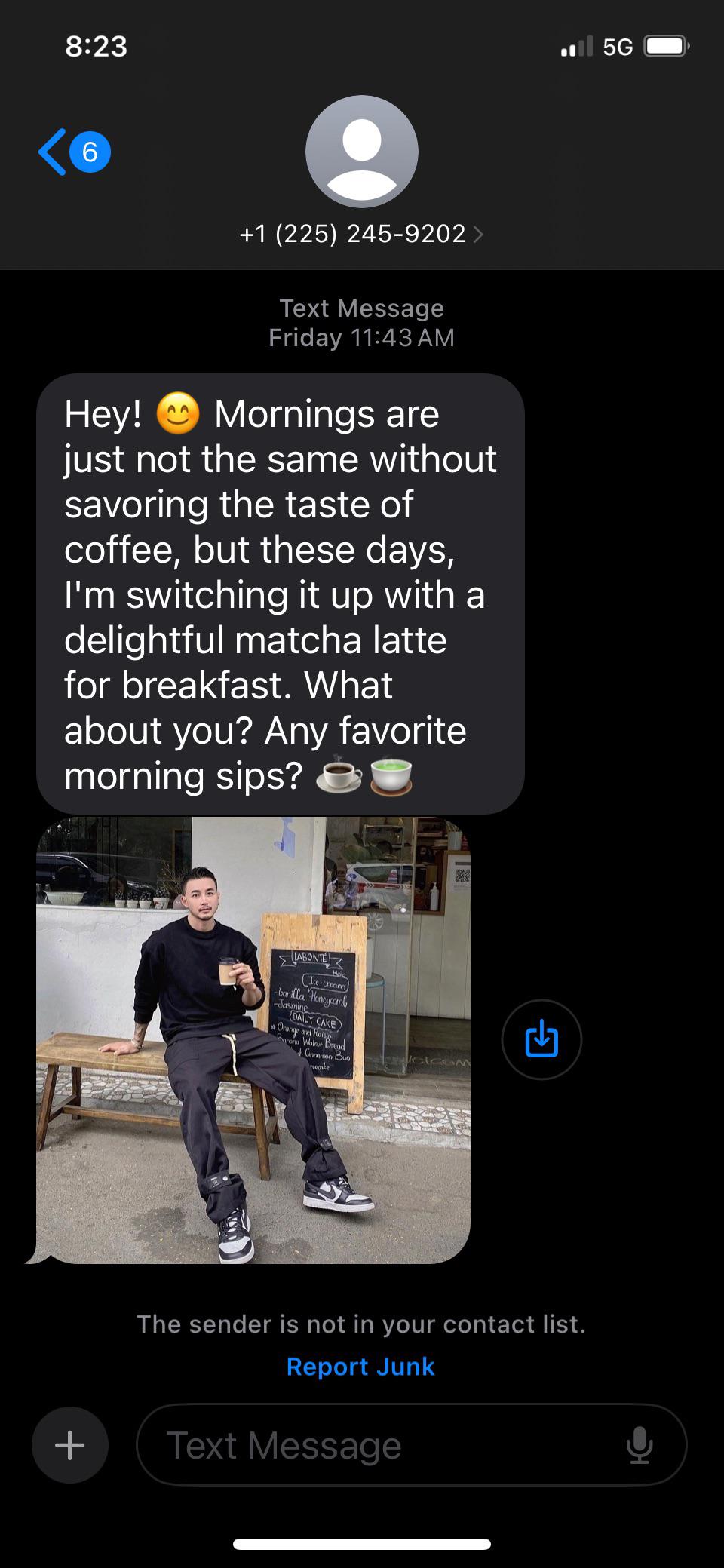 Keep getting random text messages every 2 or so months from unknown numbers.