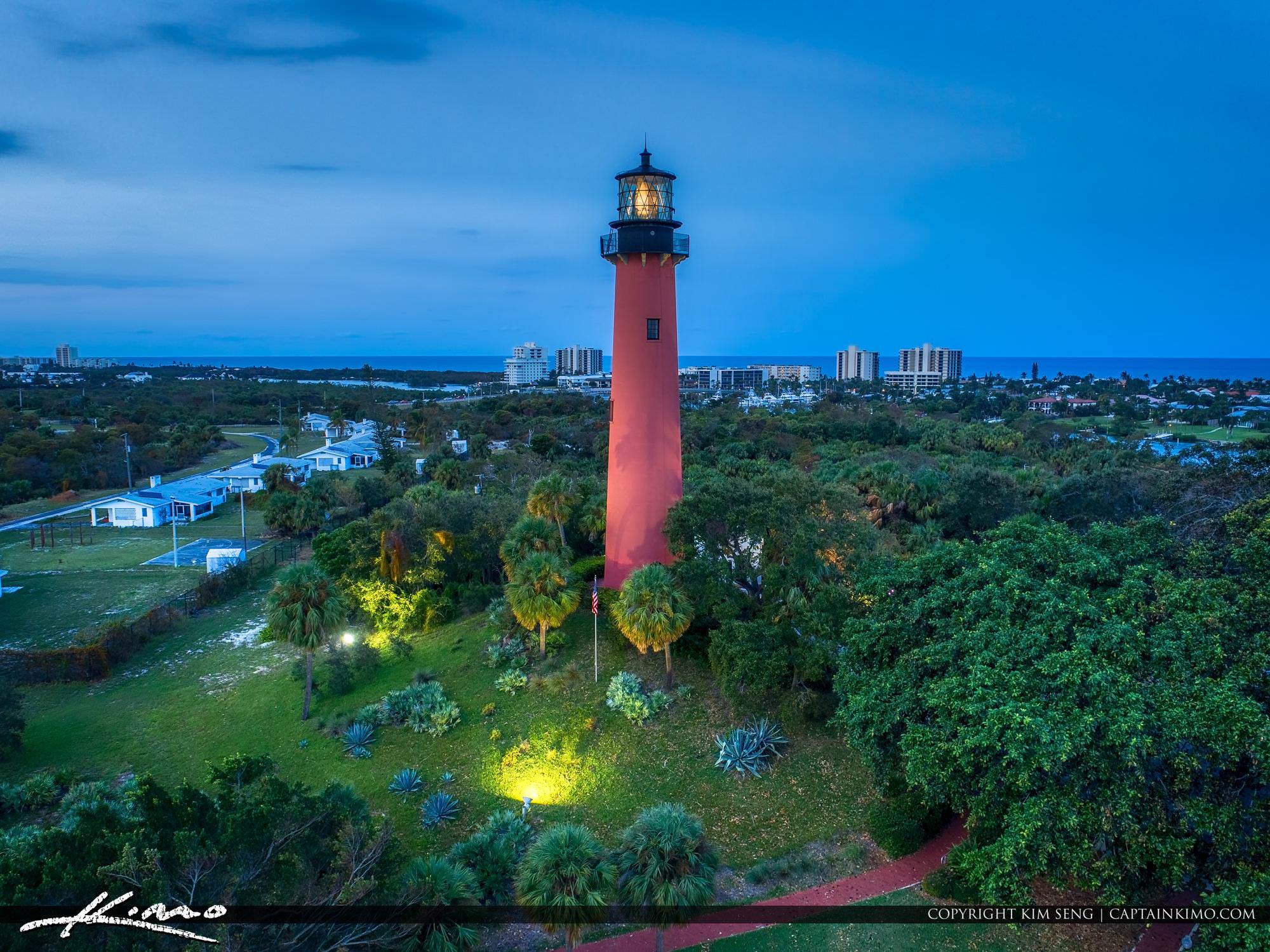 Historic Jupiter Florida Lighthouse built in 1860