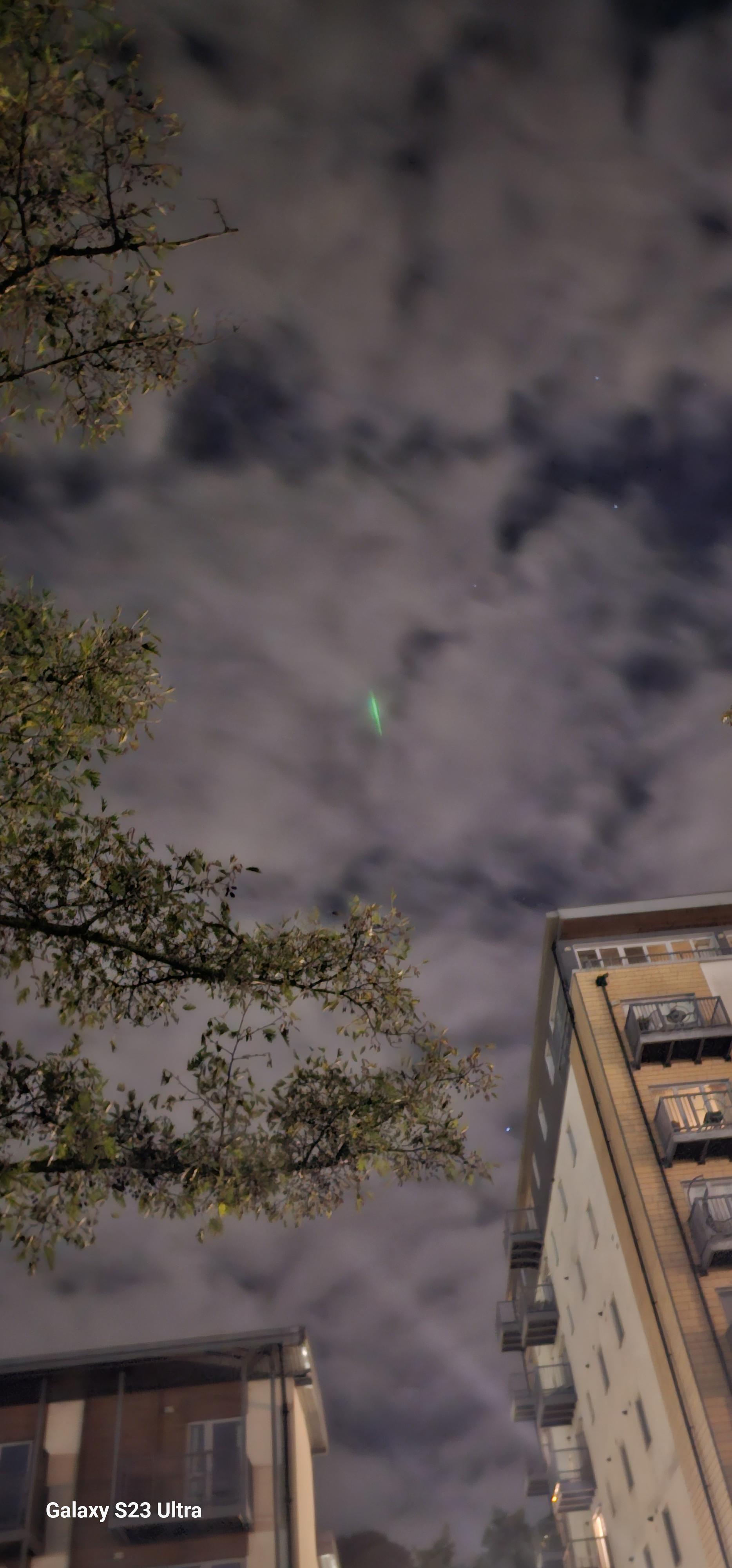 Weird laser seen in the city of Norwich UK | Scrolller