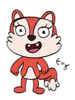 My drawing of Candle Fox