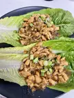 Homemade chicken lettuce wraps