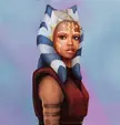 Ahsoka in jedi robes fanart by me