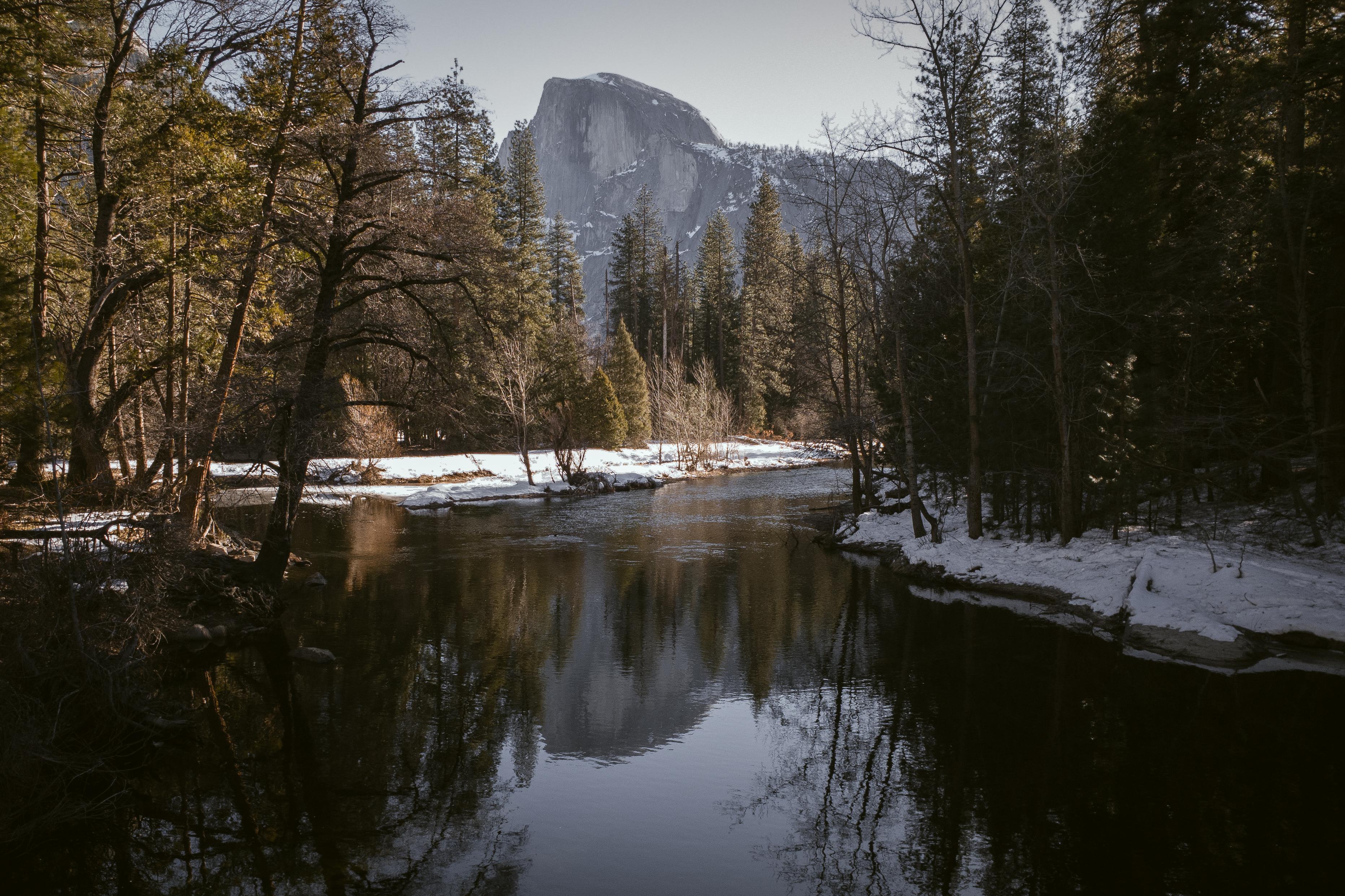 Late Winter's View off Sentinel Bridge, Yosemite National Park CA [OC]