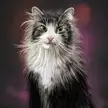 Digital Cat painting by Creative_Baldur (me)