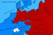 Map of Post-WW2 Europe