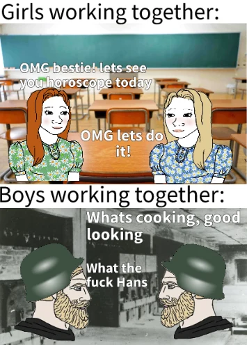 basic Boys vs Girls meme ngl | Scrolller