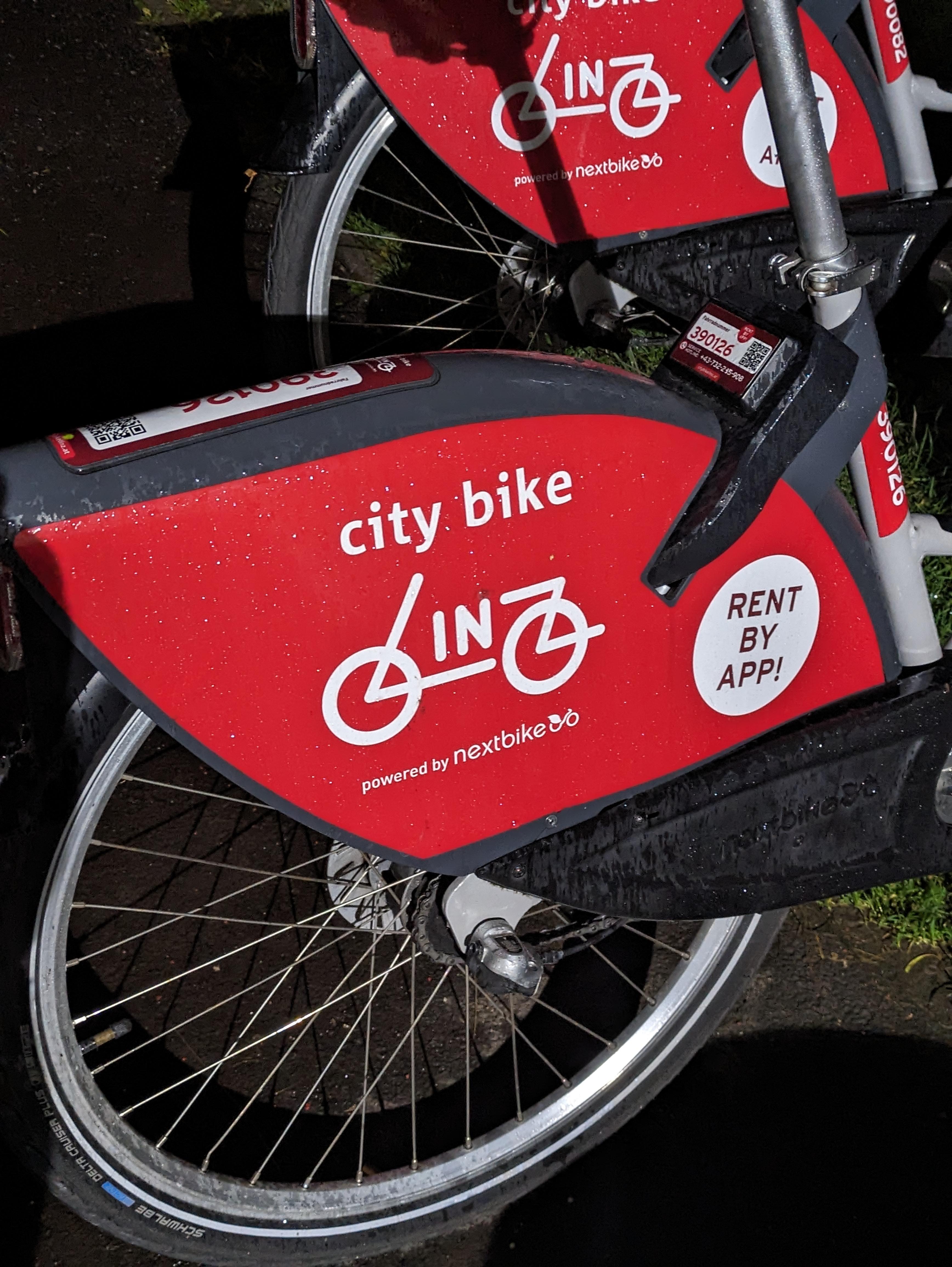 City Bike logo in Linz, Austria