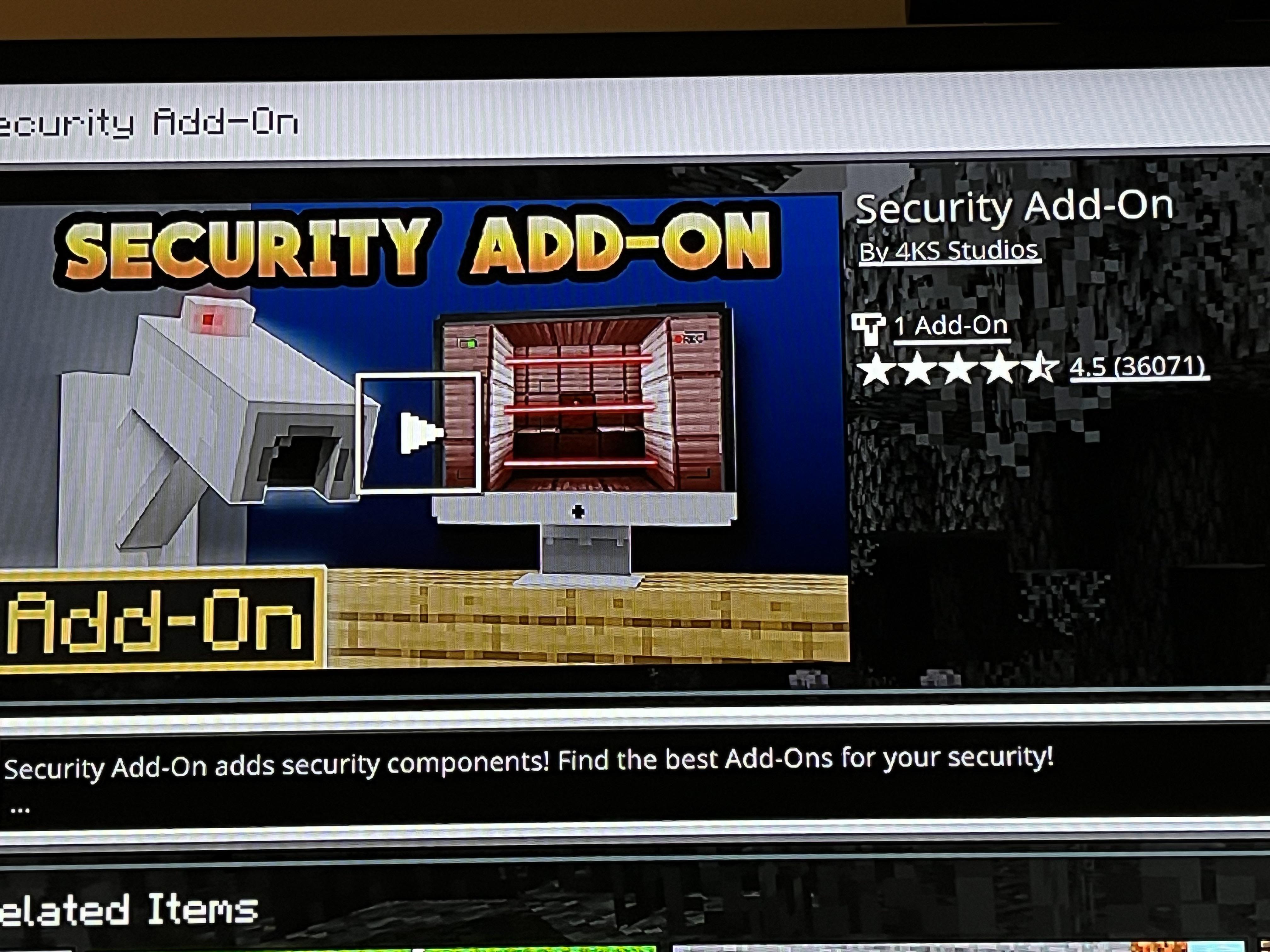 Security Add On Security add on!! Help | Scrolller