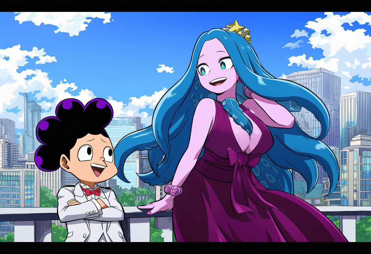 Mineta's girlfriend in The King of Kyoto: Ami Polypus