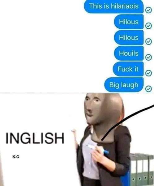 extremely huge laugh