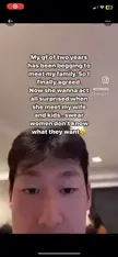 He introduces his gf to his family