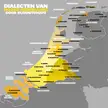 Map of Northern Dutch Dialects 