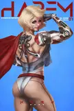 Cyberpunk Power Girl