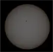 Sunspots while testing camera setup before the eclipse
