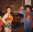 Halloween 1978-80ish… Me &amp; Sis (she insisted my mom build in “boobs” 😂)