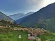a village swat, pakistan with downwards architecture