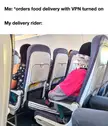 The food must be cold