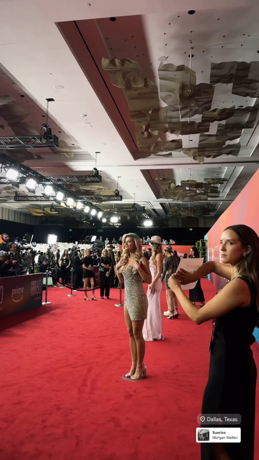 Hannah on the Academy of Country Music Awards Red Carpet | IG Story 5/9/2025