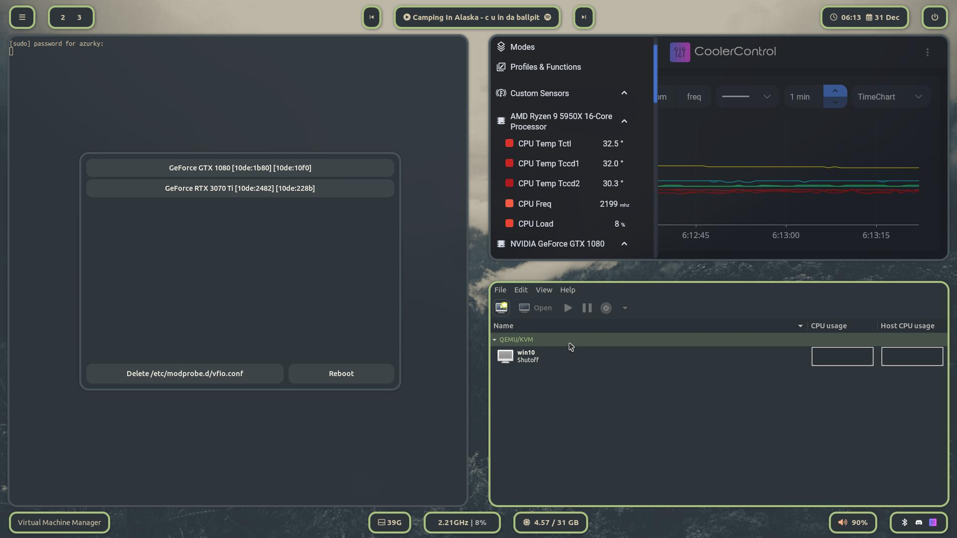 [hyprland] finally switched to wayland, 2nd photo is my i3wm theme ...