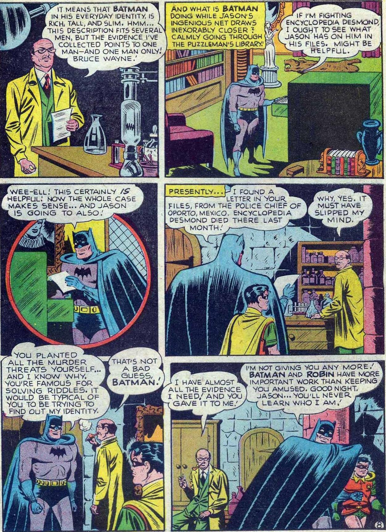 The closest I have seen someone to Batman secret identity. [World's ...