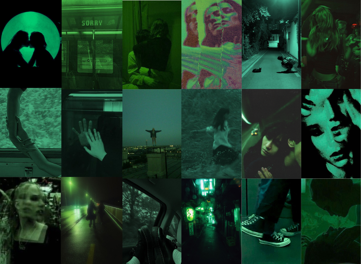 Dark green aesthetic Scrolller