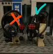 To those who own the Lego minifigs, do you have the hoses on the proton packs going the right way?